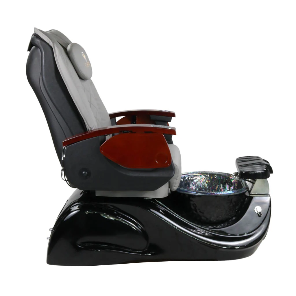 Pedicure Spa Chair - Oracle (Wood | Grey | Black) - Image 7