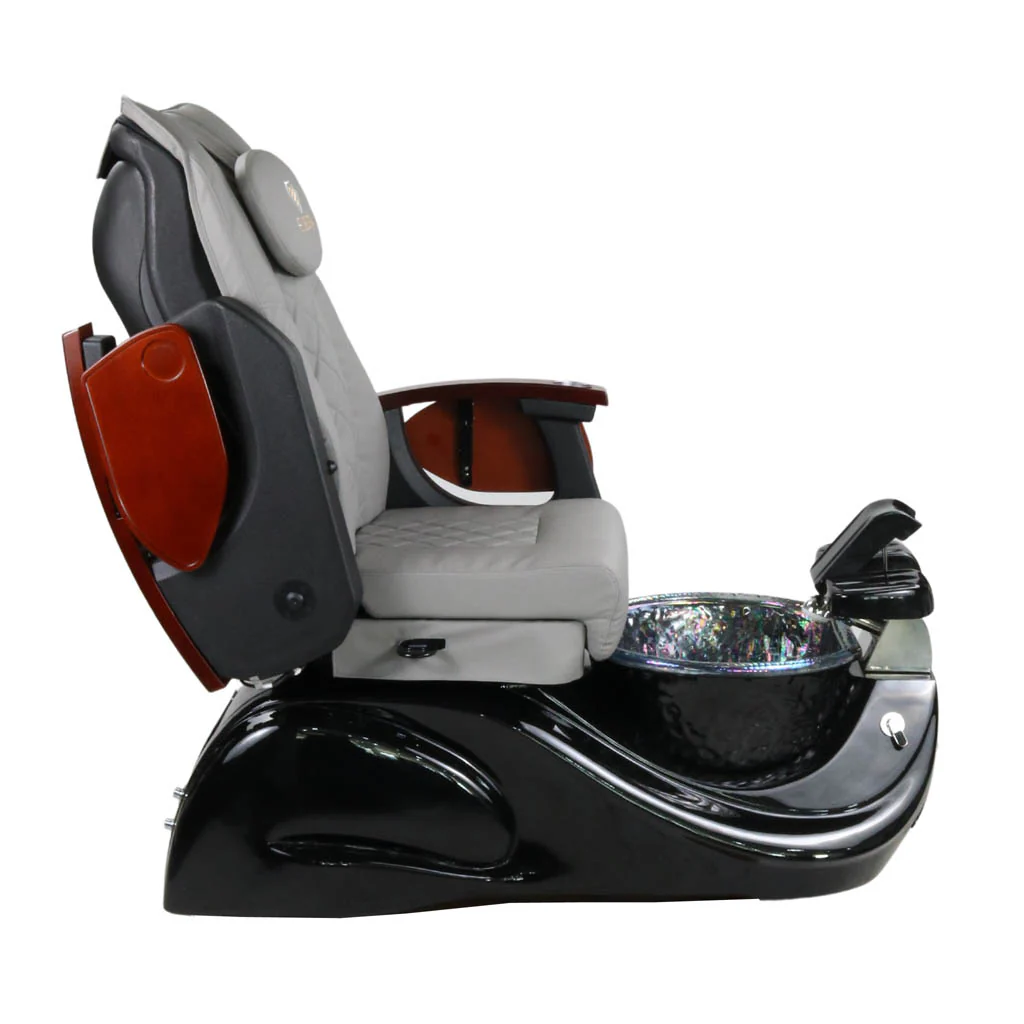 Pedicure Spa Chair - Oracle (Wood | Grey | Black) - Image 8