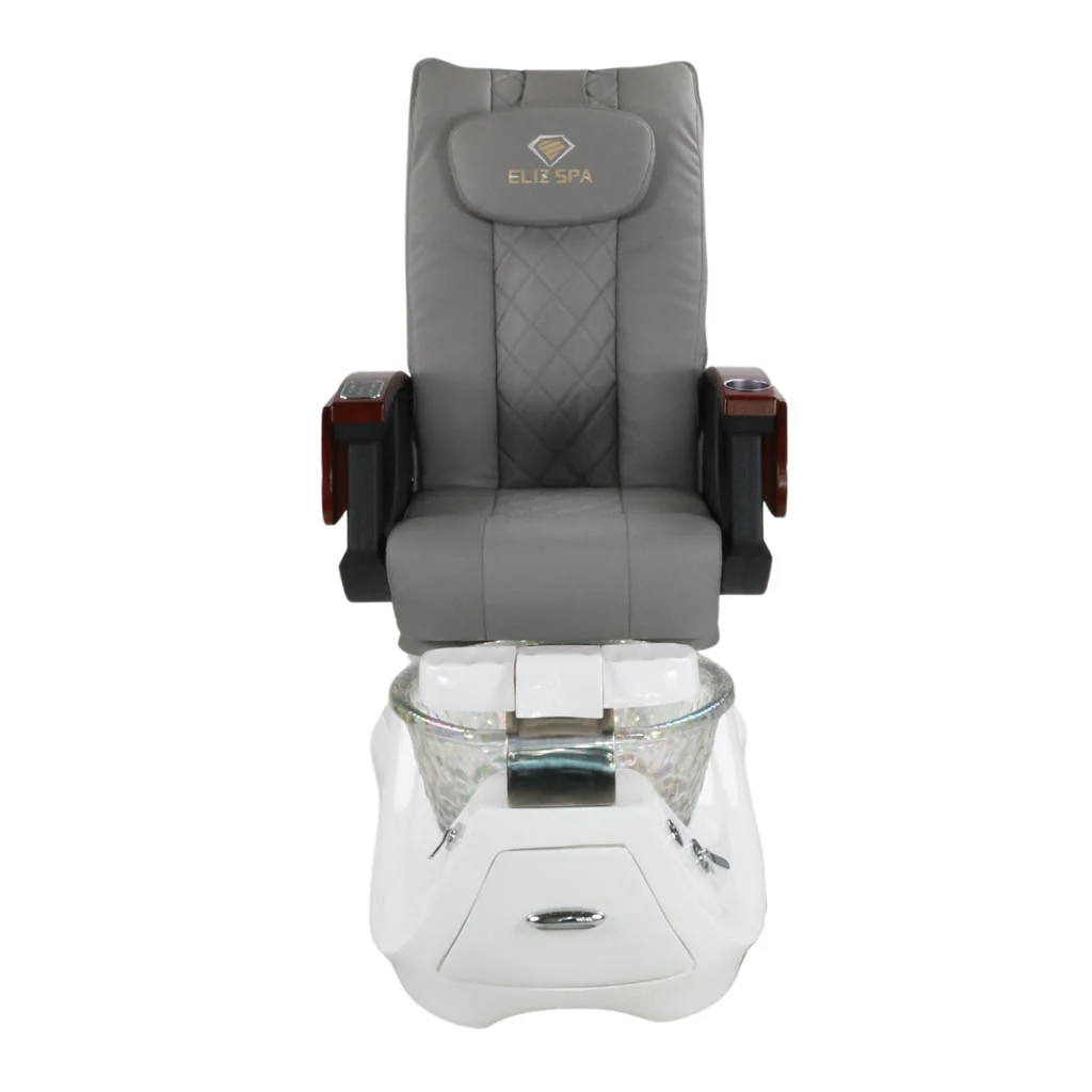 Pedicure Spa Chair - Oracle (Wood | Grey | White) - Image 4
