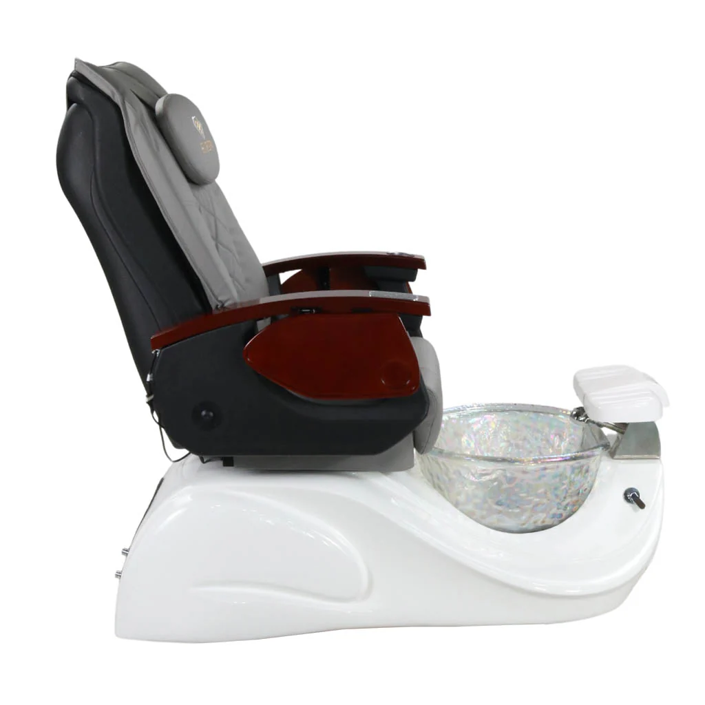 Pedicure Spa Chair - Oracle (Wood | Grey | White) - Image 6