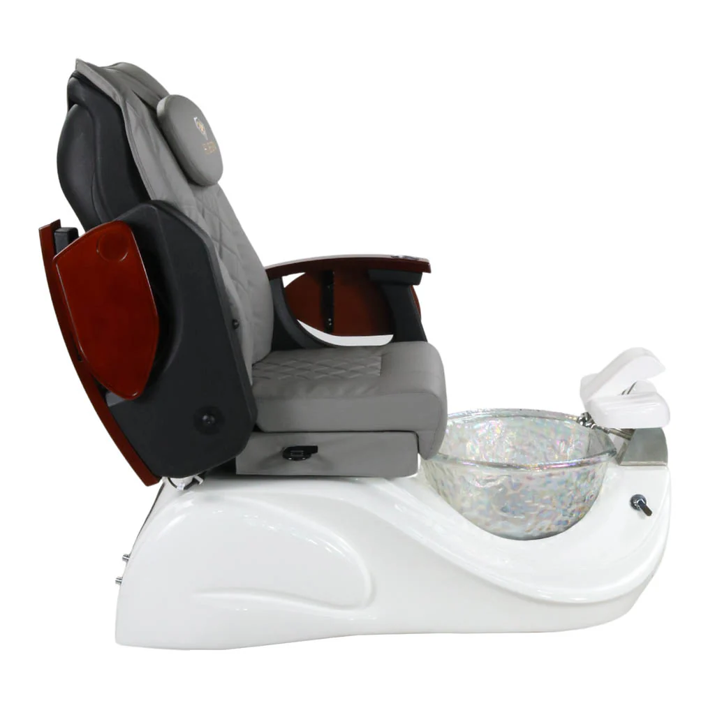 Pedicure Spa Chair - Oracle (Wood | Grey | White) - Image 7