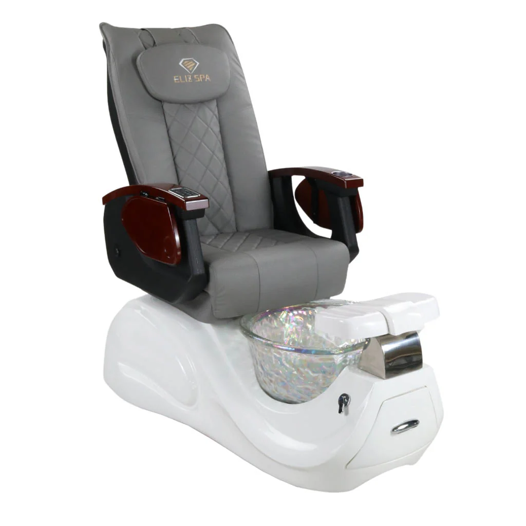 Pedicure Spa Chair - Oracle (Wood | Grey | White) - Image 8
