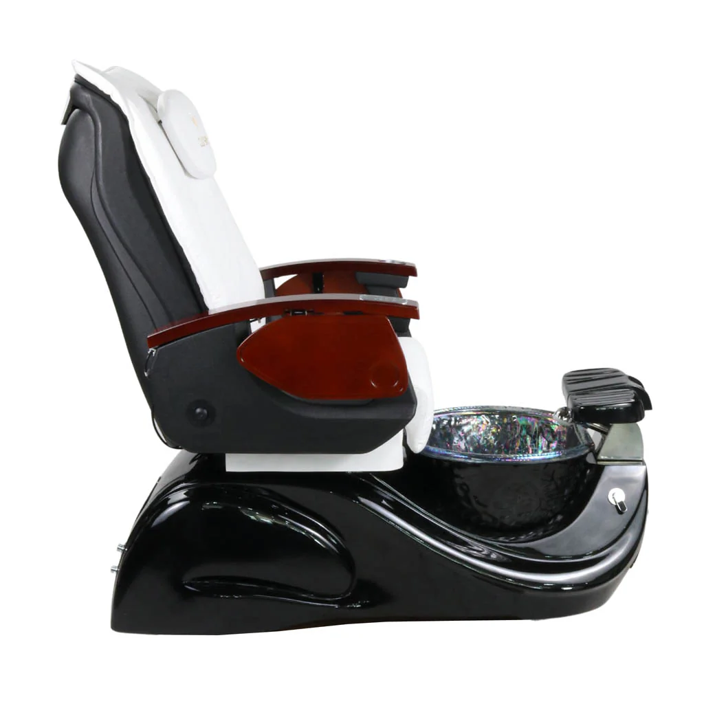 Pedicure Spa Chair - Oracle (Wood | White | Black) - Image 6