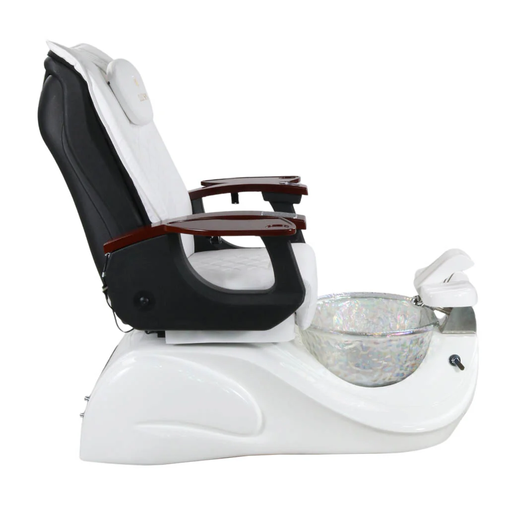 Pedicure Spa Chair - Oracle (Wood | White | White) - Image 3