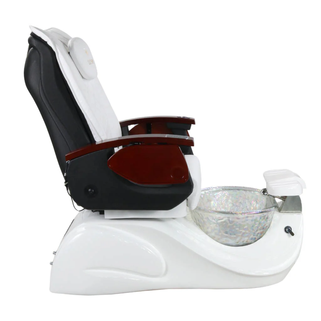 Pedicure Spa Chair - Oracle (Wood | White | White) - Image 6