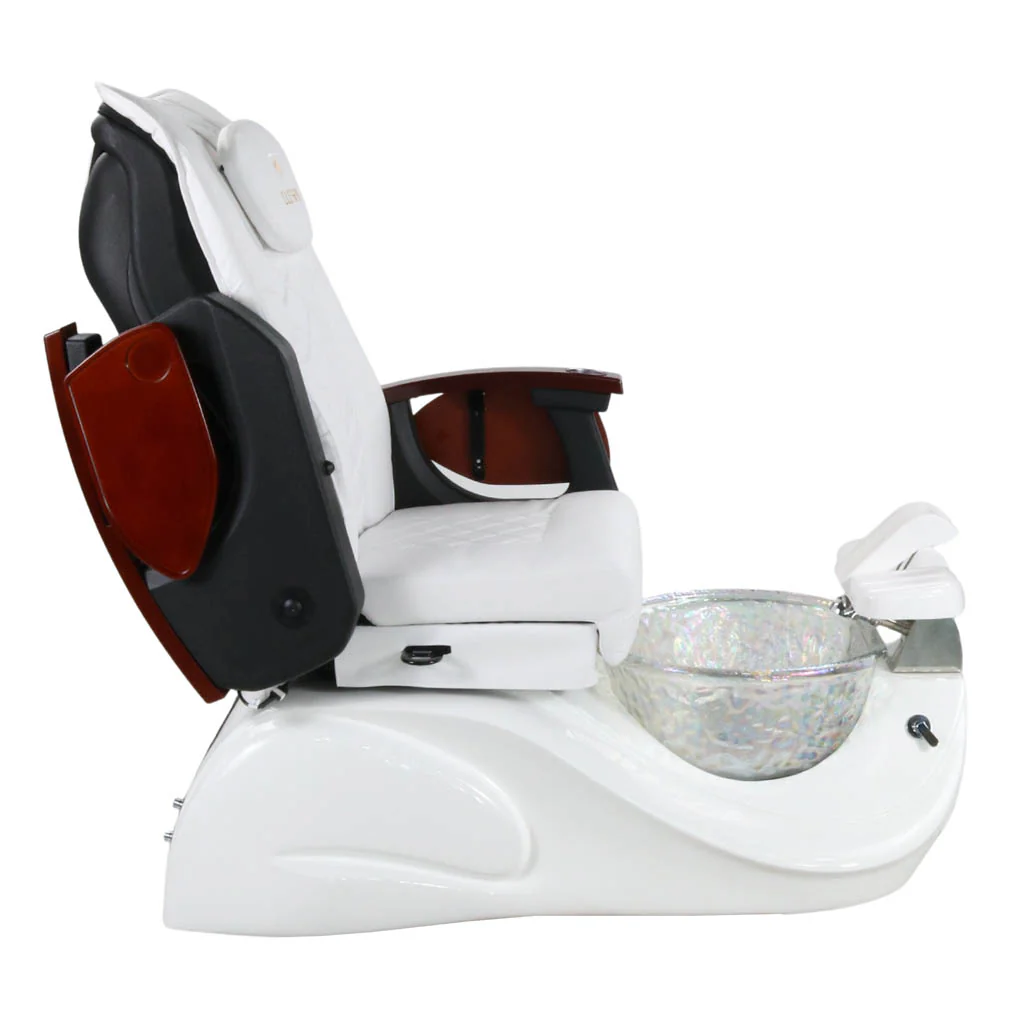 Pedicure Spa Chair - Oracle (Wood | White | White) - Image 7