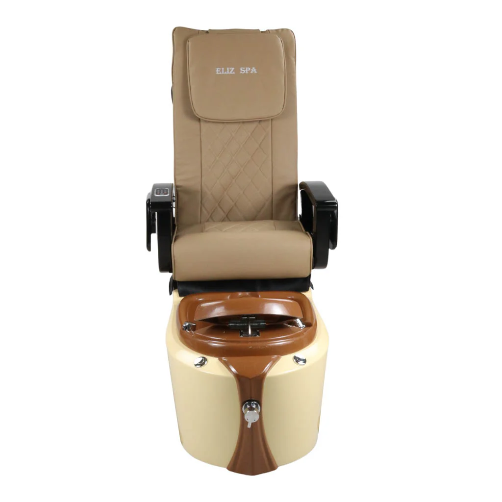 Pedicure Spa Chair - Toffee (Black | Beige | Cream) - Image 5