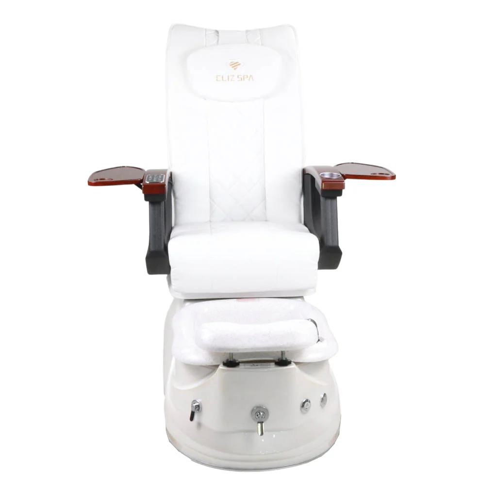 Pedicure Spa Chair - Pearl (Black | White | White) - Image 2