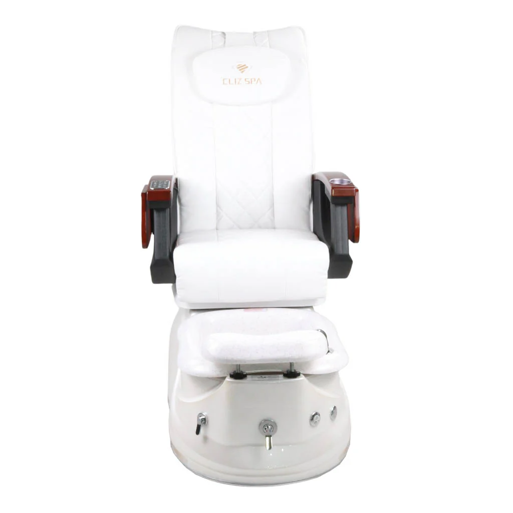 Pedicure Spa Chair - Pearl (Black | White | White) - Image 5