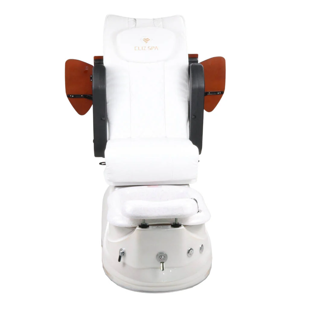 Pedicure Spa Chair - Pearl (Black | White | White) - Image 6
