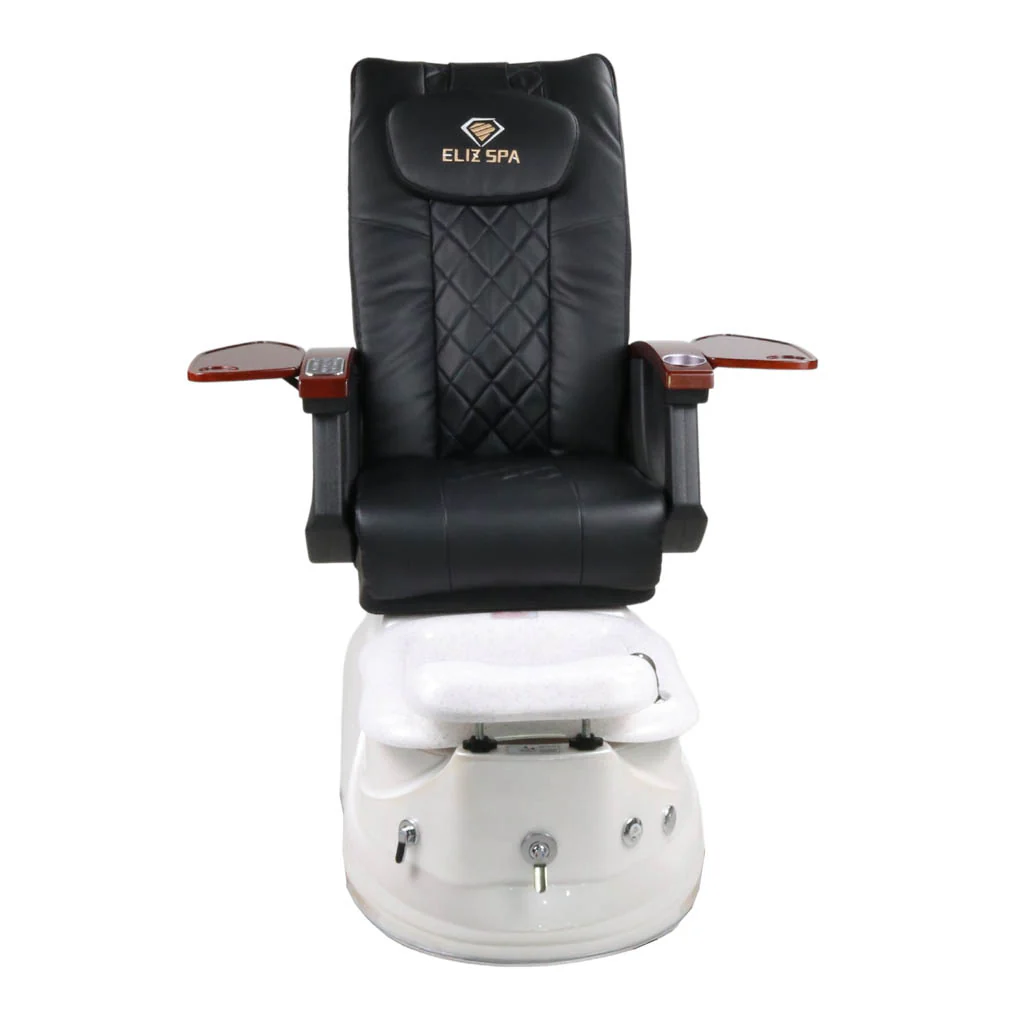 Pedicure Spa Chair - Pearl (Wood | Black | White) - Image 2