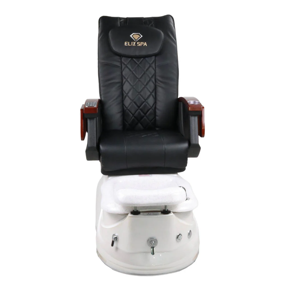 Pedicure Spa Chair - Pearl (Wood | Black | White) - Image 5