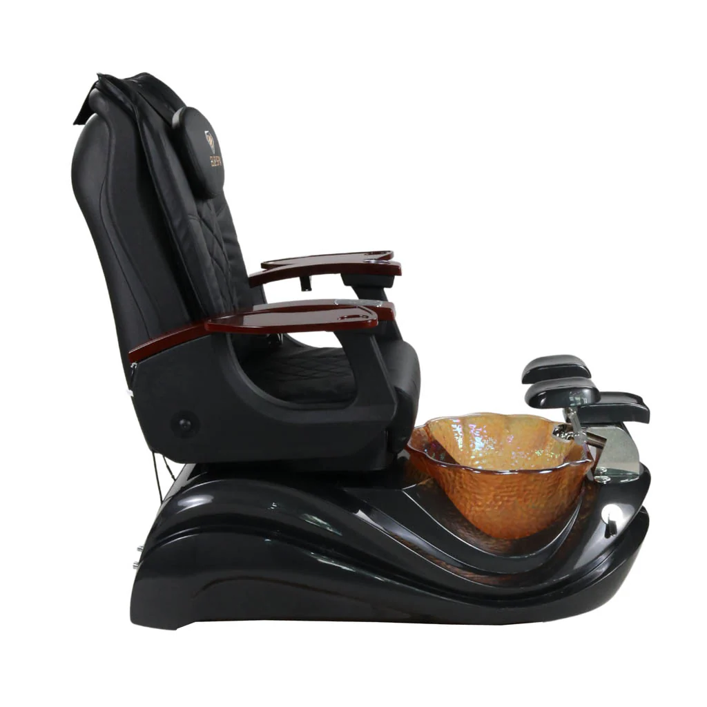 Pedicure Spa Chair - Phoenix (Wood | Black | Black) - Image 3