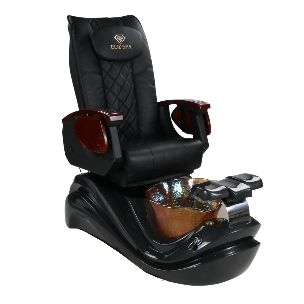 Pedicure Spa Chair - Phoenix (Wood | Black | Black) - Image 4