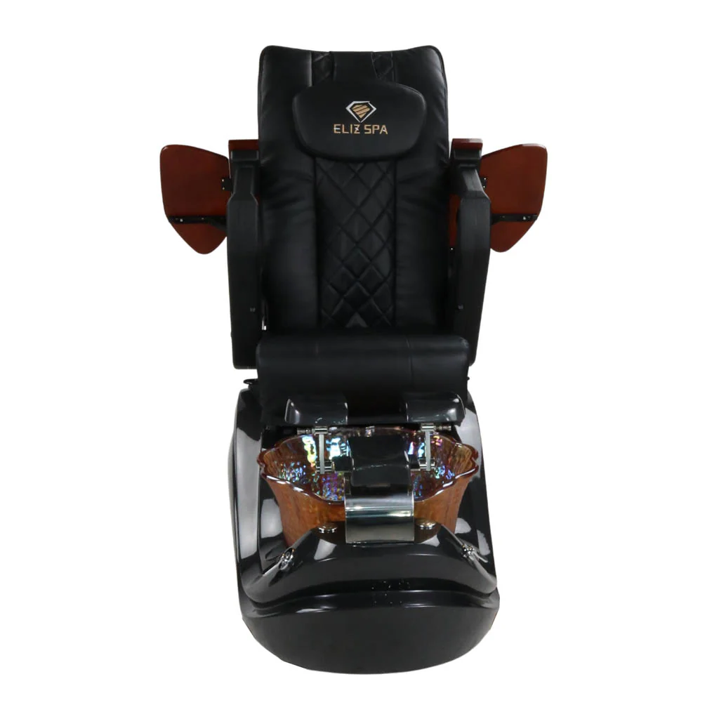 Pedicure Spa Chair - Phoenix (Wood | Black | Black) - Image 6
