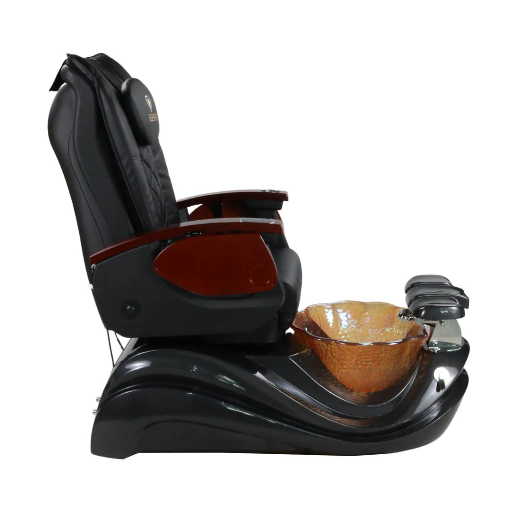 Pedicure Spa Chair - Phoenix (Wood | Black | Black) - Image 7