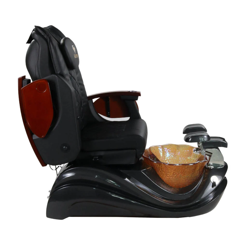 Pedicure Spa Chair - Phoenix (Wood | Black | Black) - Image 8