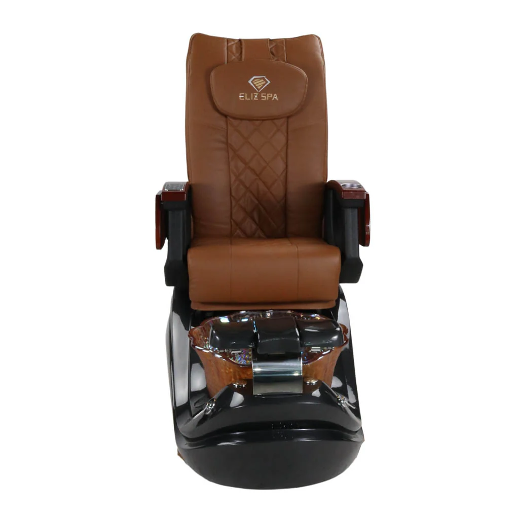 Pedicure Spa Chair - Phoenix (Wood | Cappuccino | Black) - Image 4