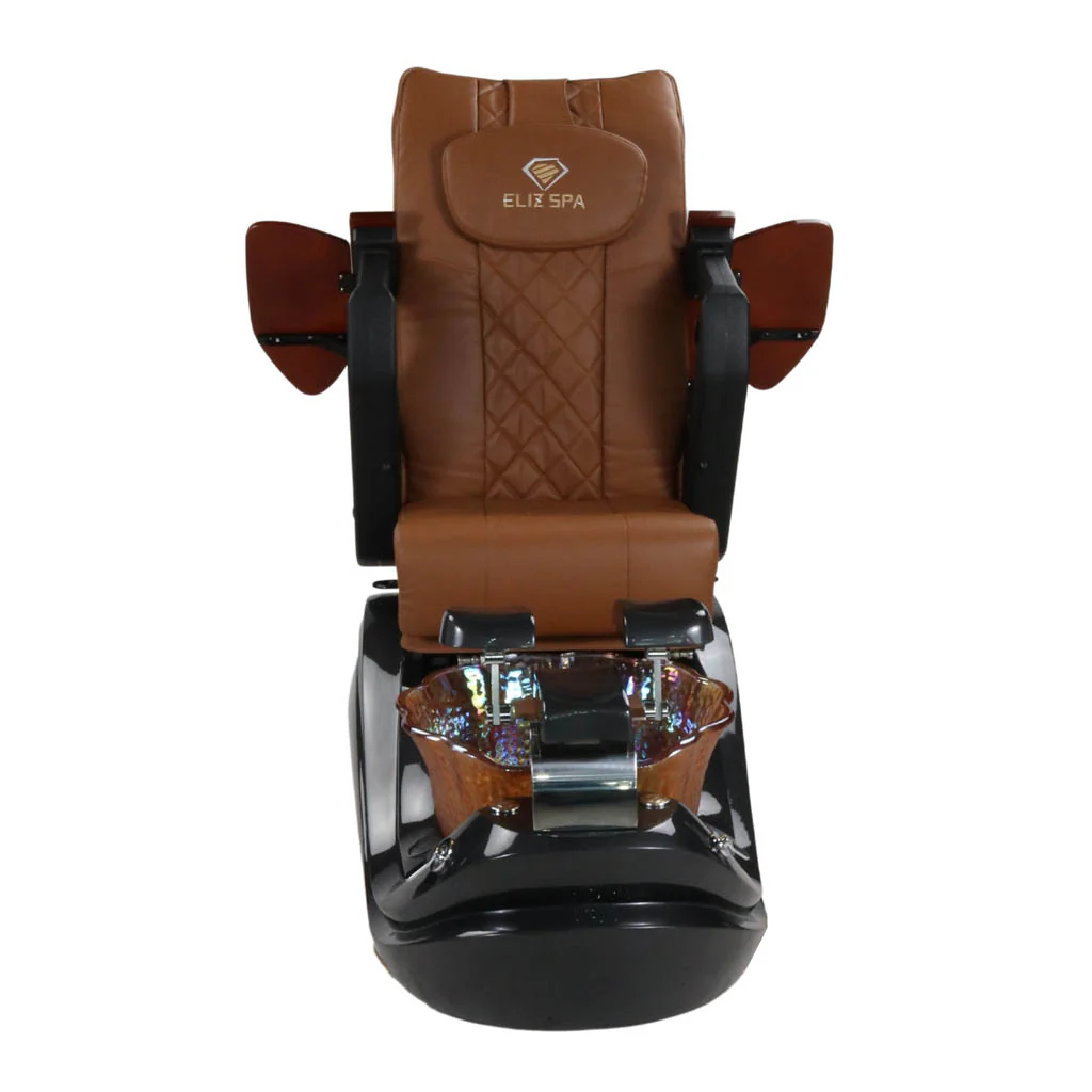 Pedicure Spa Chair - Phoenix (Wood | Cappuccino | Black) - Image 5