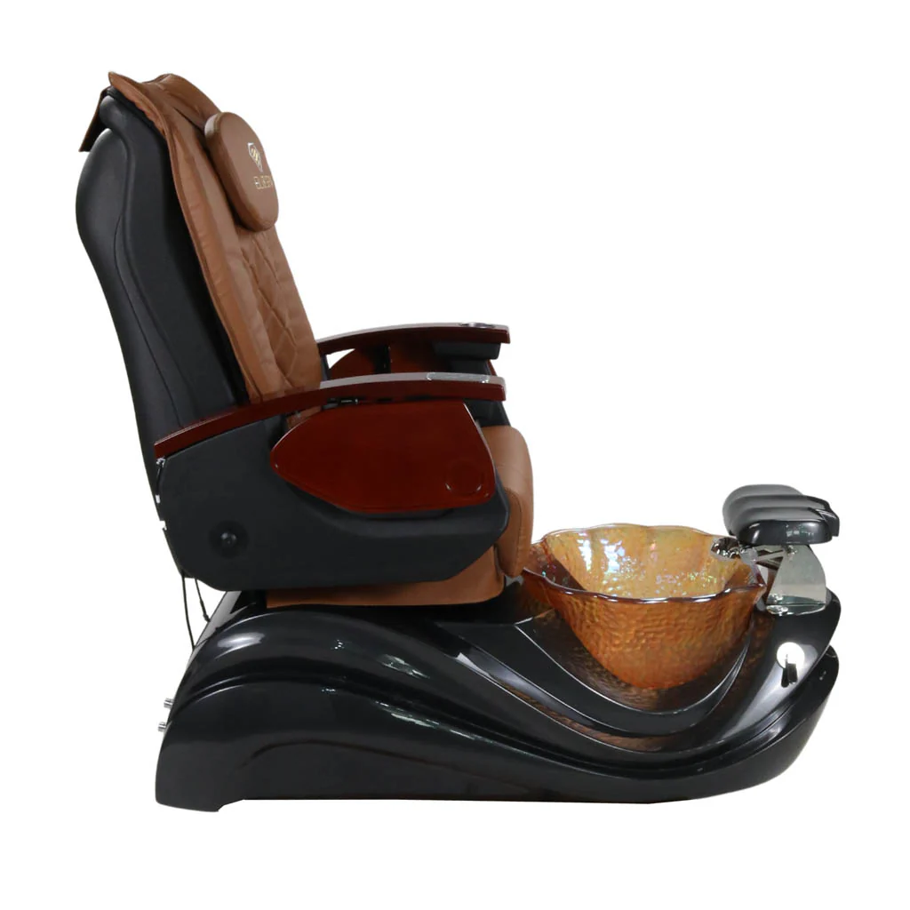 Pedicure Spa Chair - Phoenix (Wood | Cappuccino | Black) - Image 6