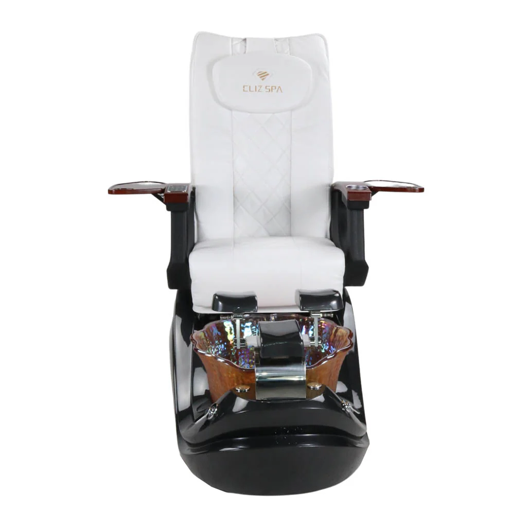 Pedicure Spa Chair - Phoenix (Wood | White | Black) - Image 2