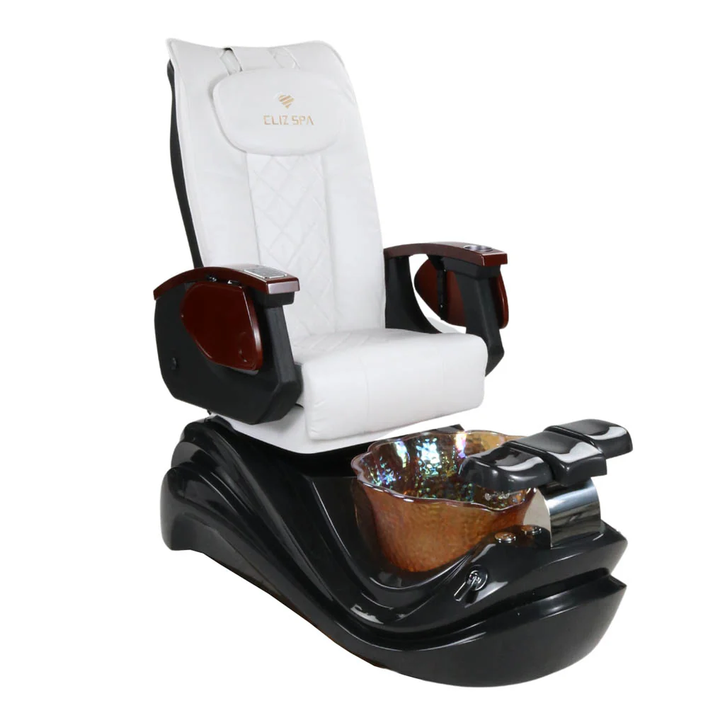 Pedicure Spa Chair - Phoenix (Wood | White | Black) - Image 4