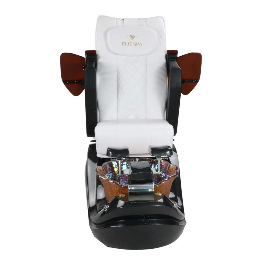Pedicure Spa Chair - Phoenix (Wood | White | Black) - Image 6