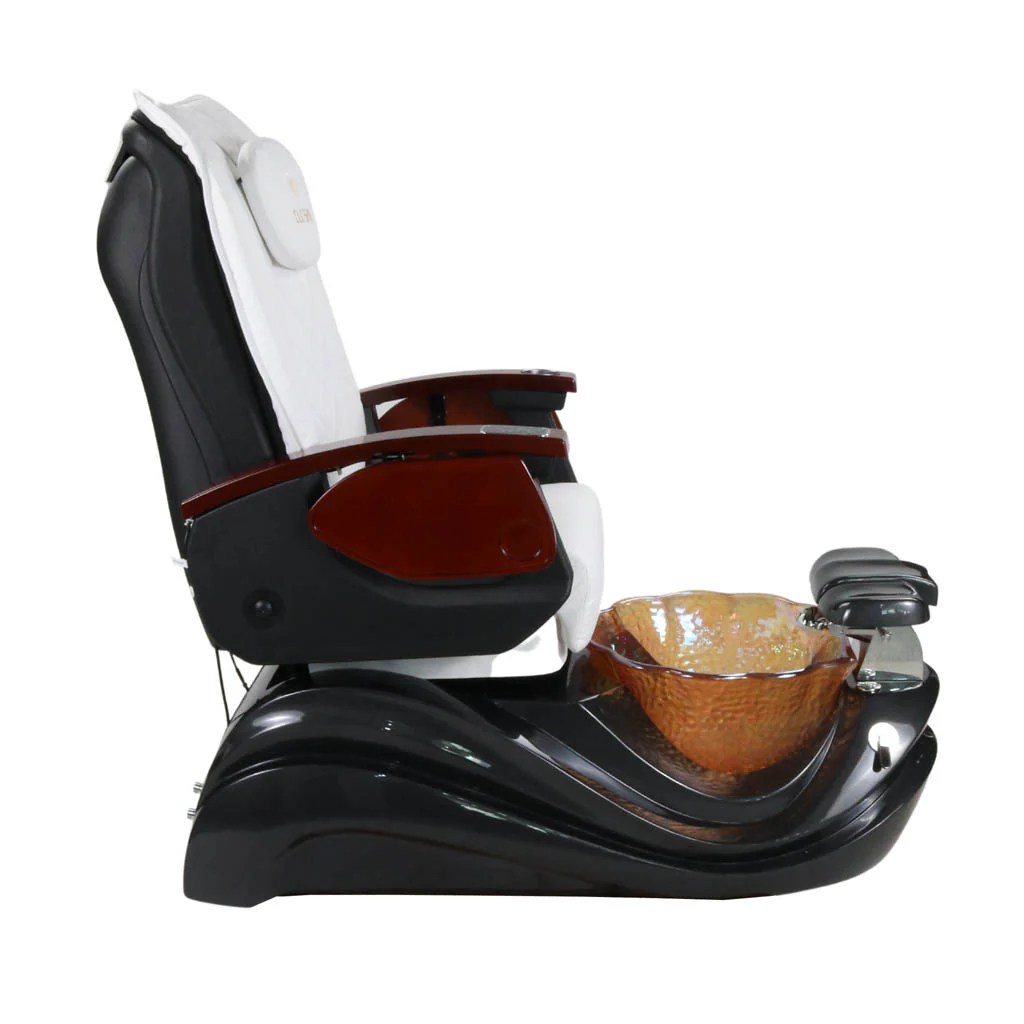 Pedicure Spa Chair - Phoenix (Wood | White | Black) - Image 7