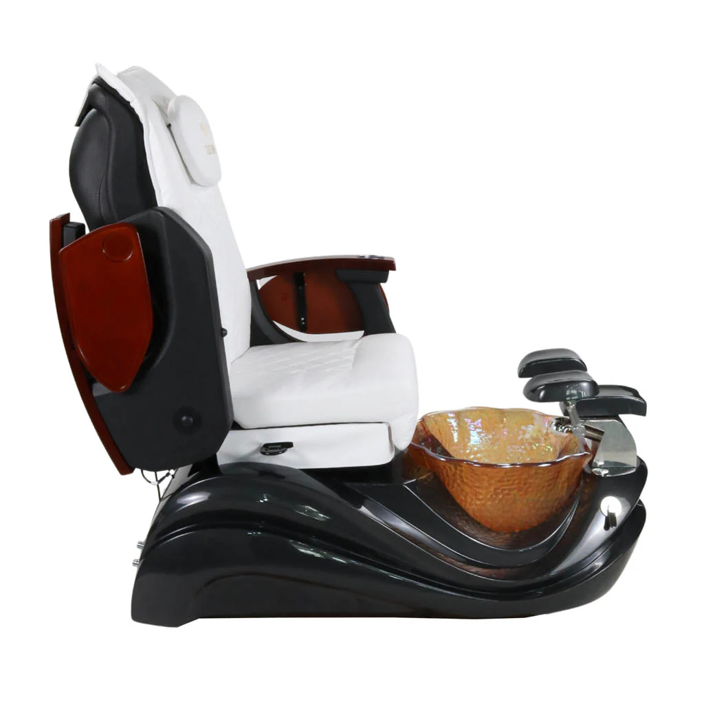 Pedicure Spa Chair - Phoenix (Wood | White | Black) - Image 8