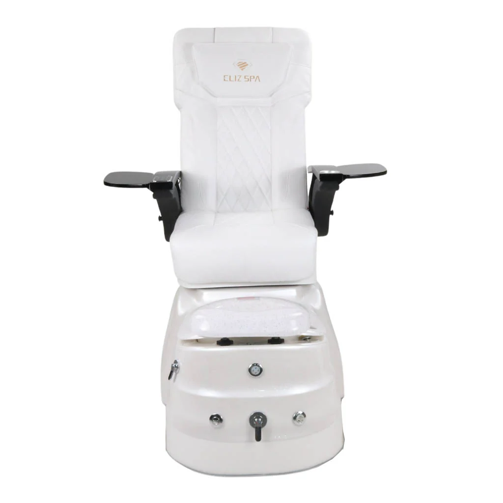 Pedicure Spa Chair - Quartz (Black | White | White) - Image 2