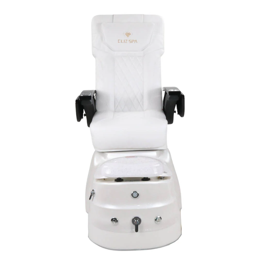 Pedicure Spa Chair - Quartz (Black | White | White) - Image 3