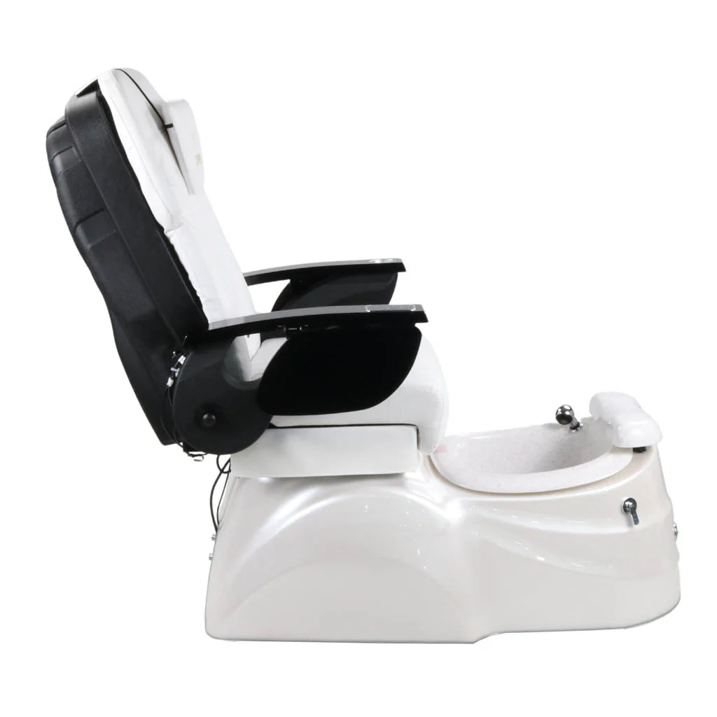 Pedicure Spa Chair - Quartz (Black | White | White) - Image 4
