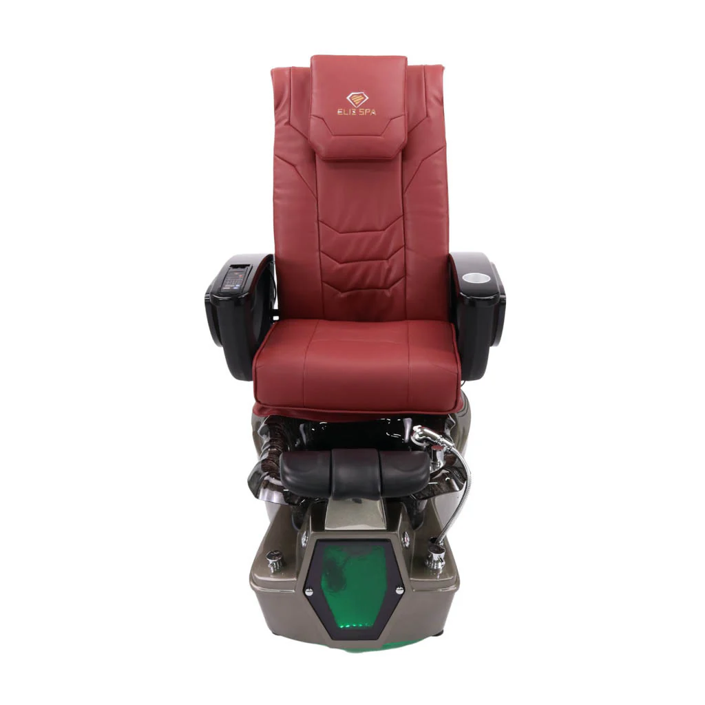 Pedicure Spa Chair - Shadow (Black | Burgundy | Dark Grey) - Image 2