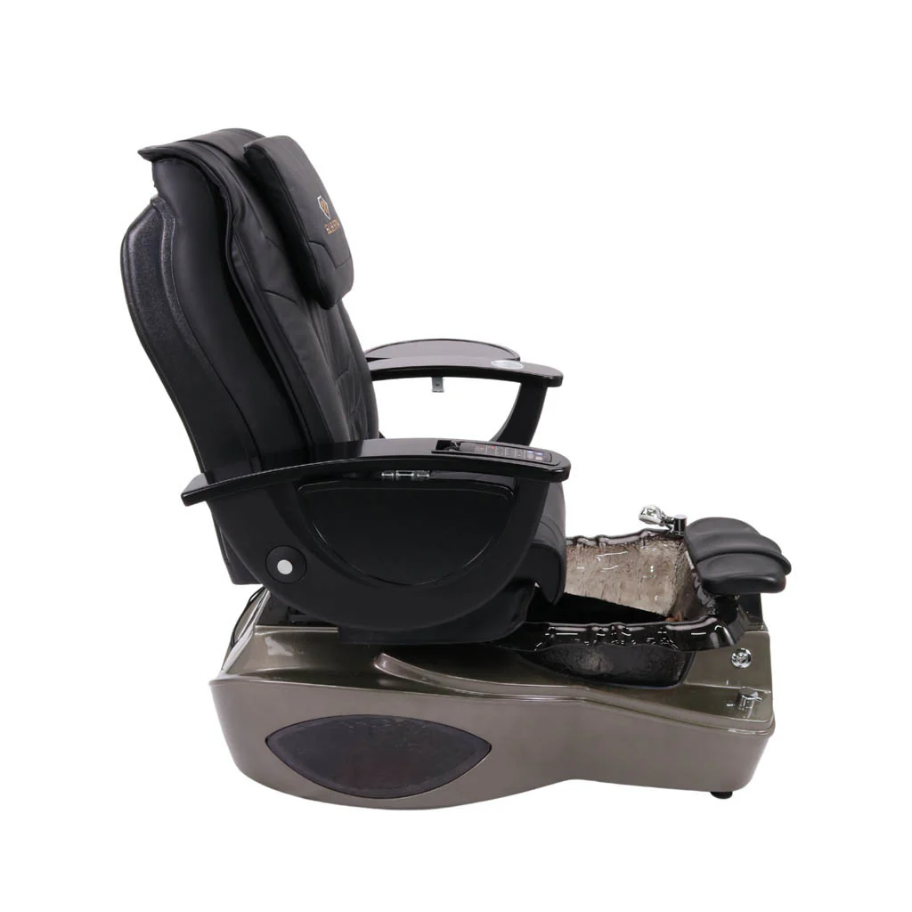 Pedicure Spa Chair - Shadow (Black | Black | Dark Grey) - Image 2