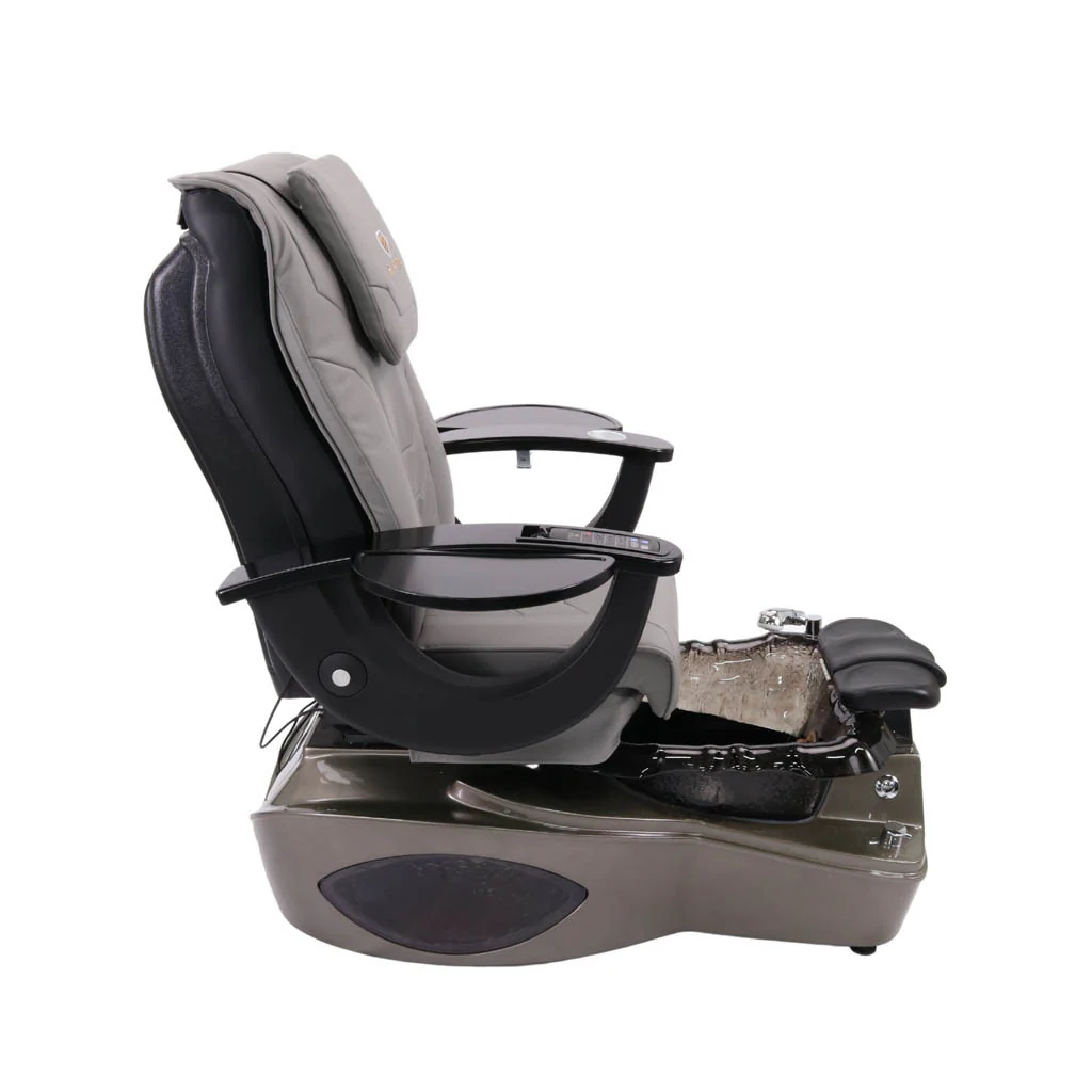 Pedicure Spa Chair - Shadow (Black | Grey | Dark Grey) - Image 3