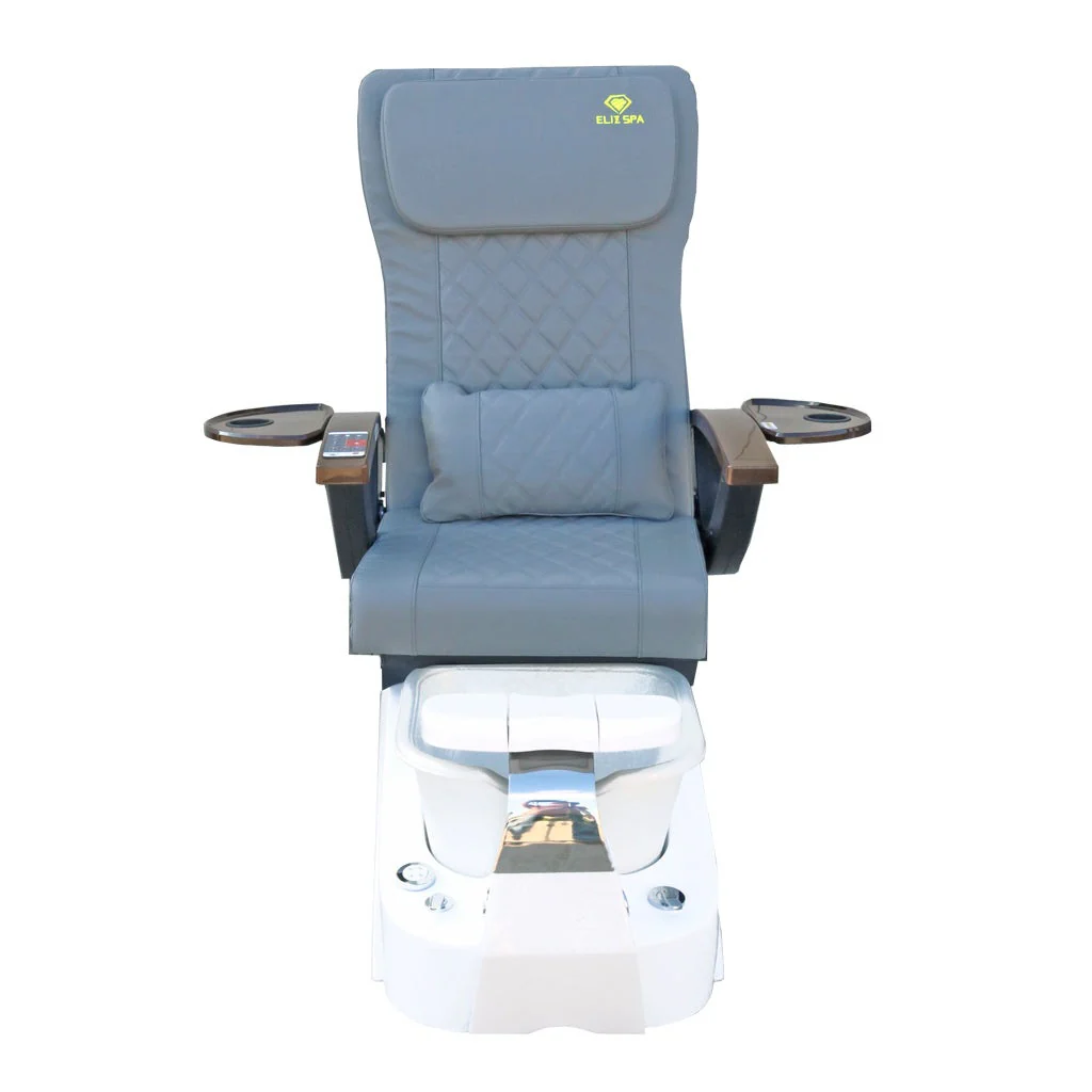 Pedicure Spa Chair - Tarex (Wood | Grey | White) - Image 2