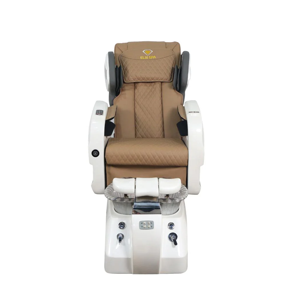 Pedicure Spa Chair - Titus (White | Beige | White) - Image 2