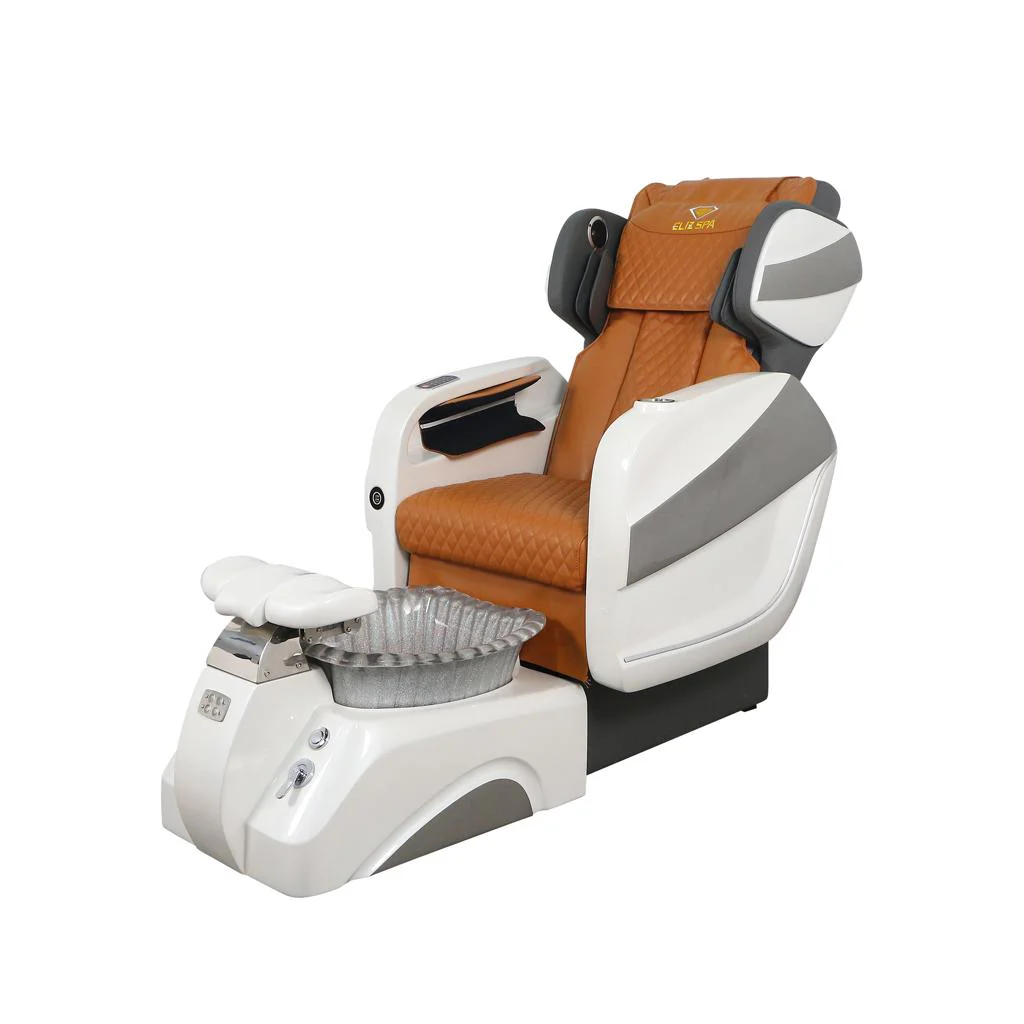 Pedicure Spa Chair - Titus (White | Cappuccino | White) - Image 4