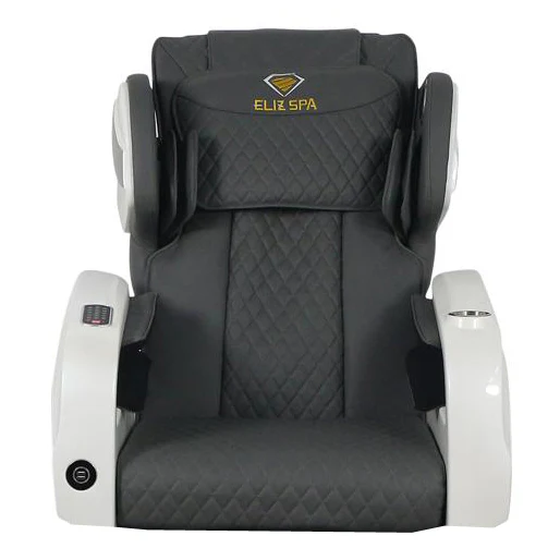 Pedicure Spa Chair - Titus (White | Grey | White) - Image 5