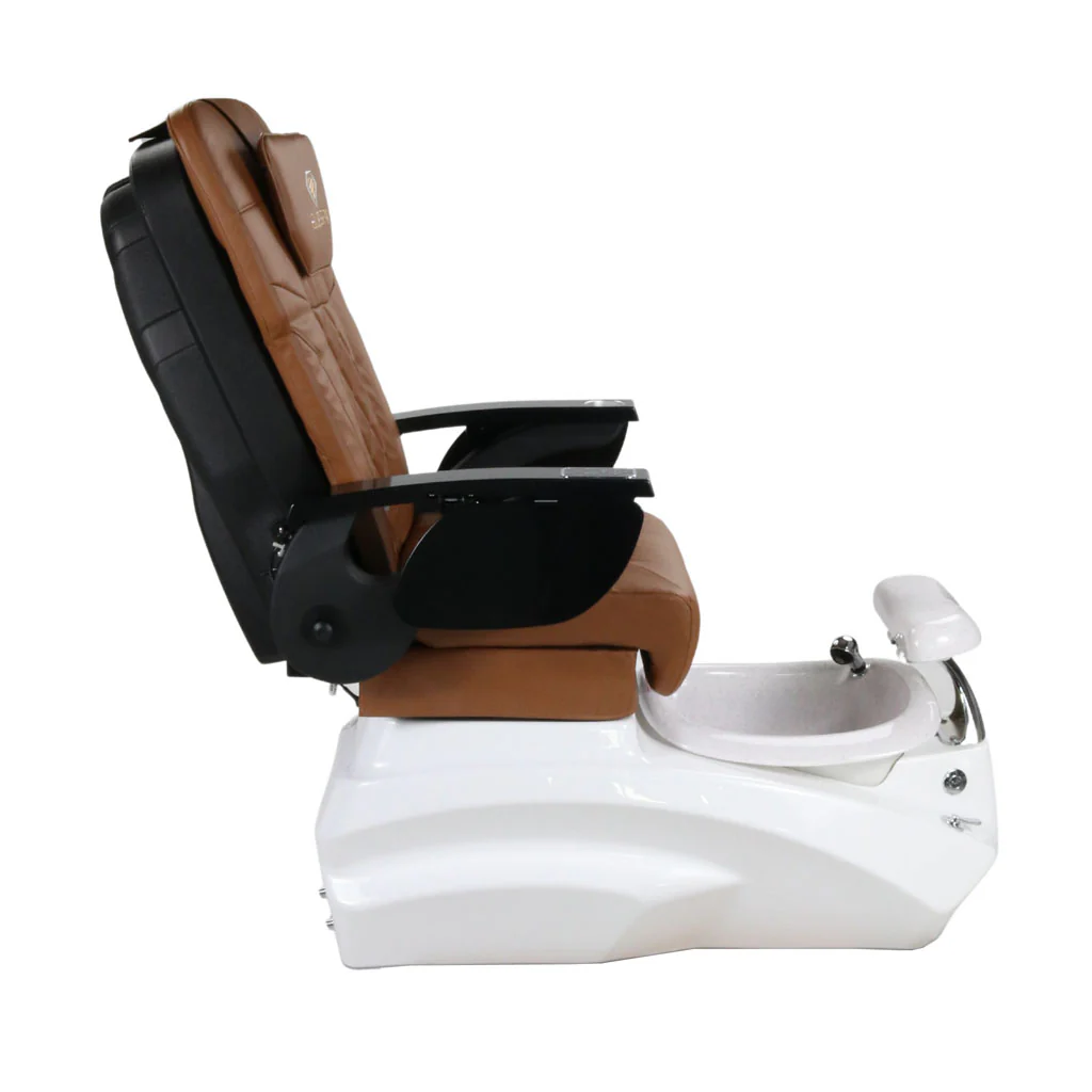 Pedicure Spa Chair - Zeta (Black | Cappuccino | White) - Image 6