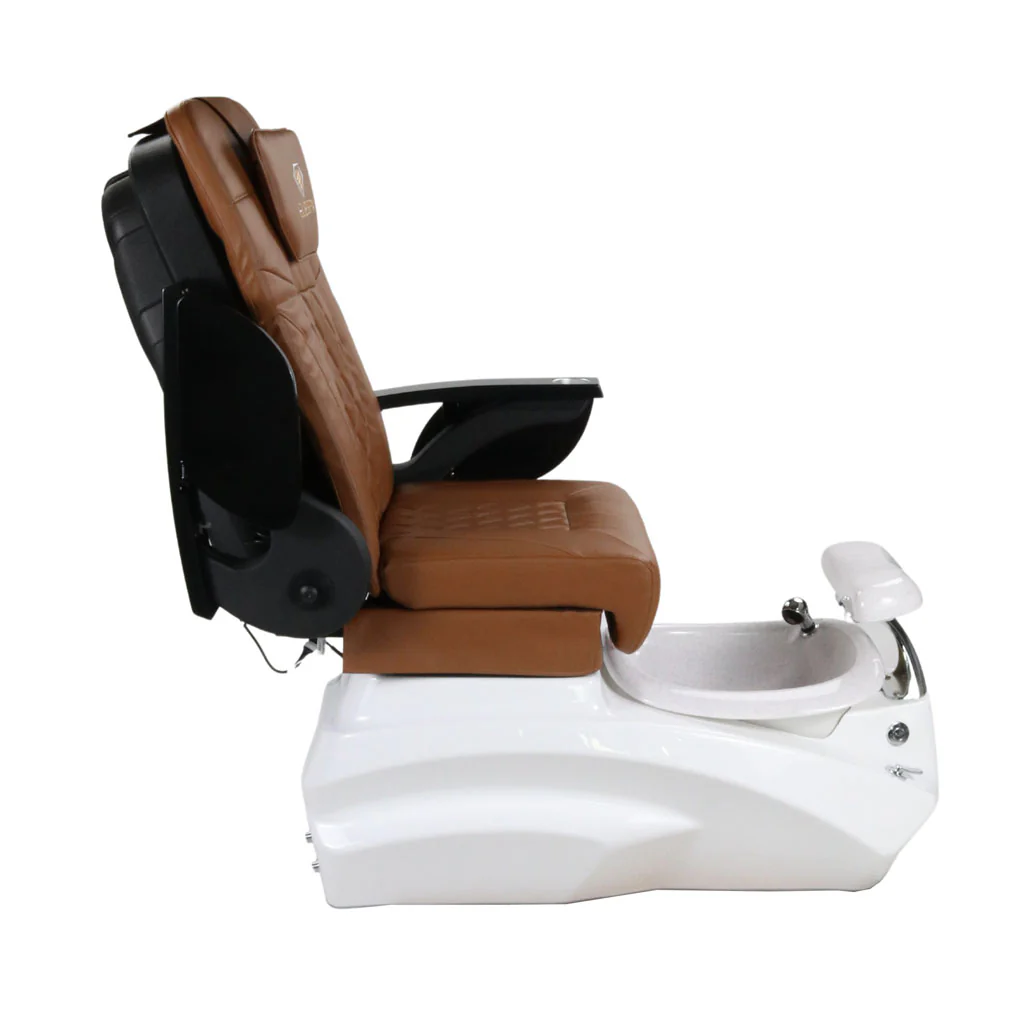 Pedicure Spa Chair - Zeta (Black | Cappuccino | White) - Image 7
