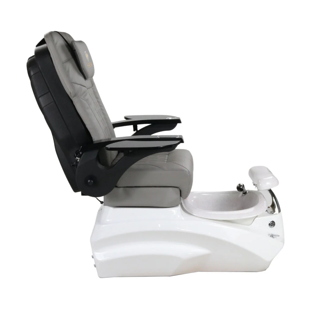 Pedicure Spa Chair - Zeta (Black | Grey | White) - Image 3