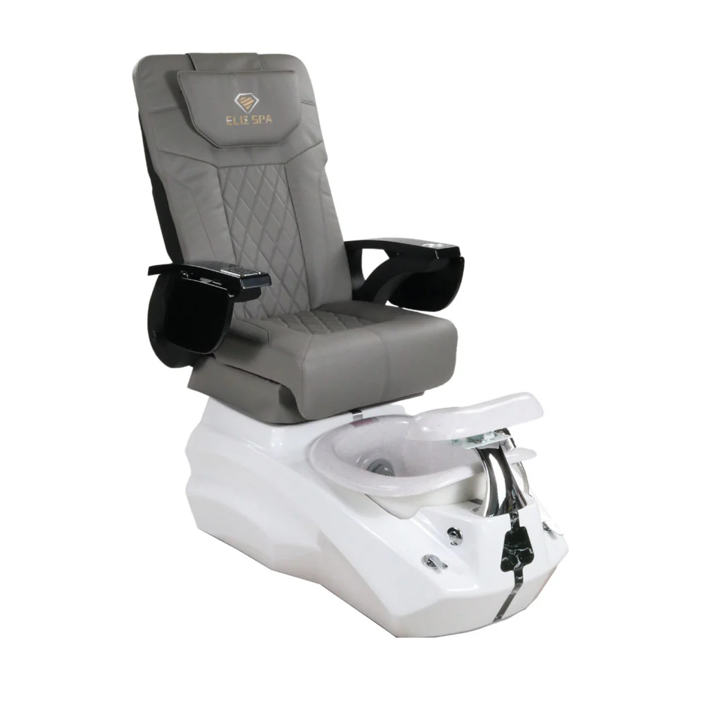 Pedicure Spa Chair - Zeta (Black | Grey | White) - Image 4
