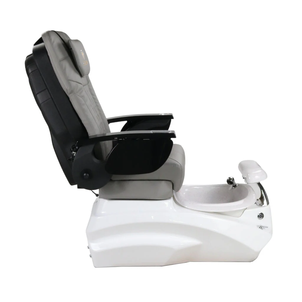 Pedicure Spa Chair - Zeta (Black | Grey | White) - Image 6