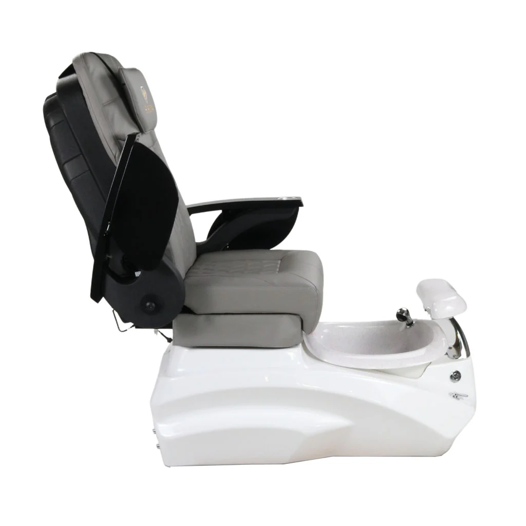Pedicure Spa Chair - Zeta (Black | Grey | White) - Image 7