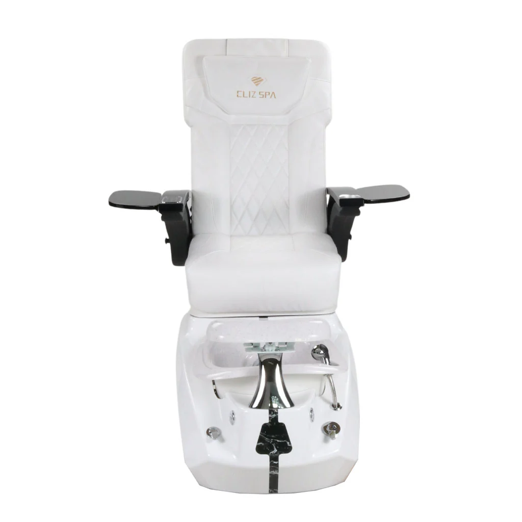 Pedicure Spa Chair - Zeta (Black | White | White) - Image 2