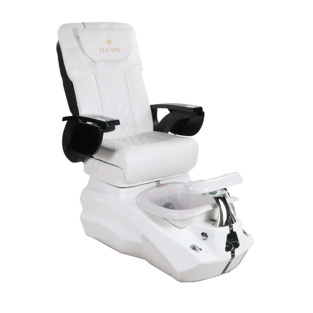 Pedicure Spa Chair - Zeta (Black | White | White) - Image 4