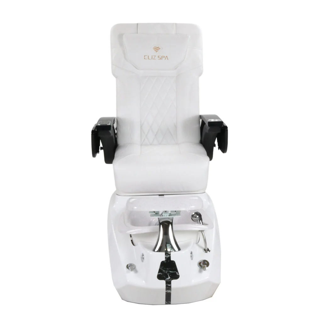 Pedicure Spa Chair - Zeta (Black | White | White) - Image 5