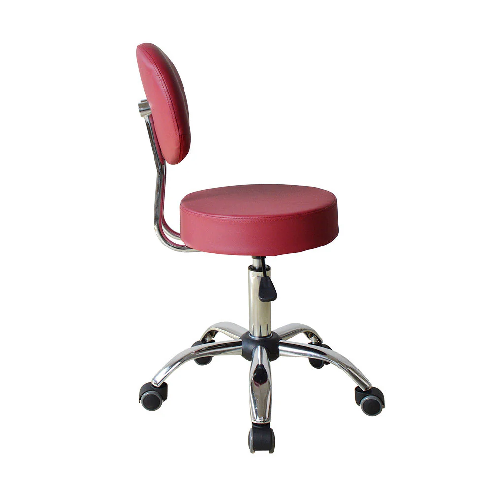 Pedicure Stool Premium - GY2111 Burgundy - Image 5