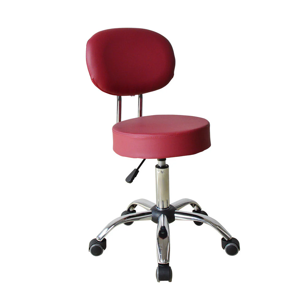 Pedicure Stool Premium - GY2111 Burgundy - Image 6